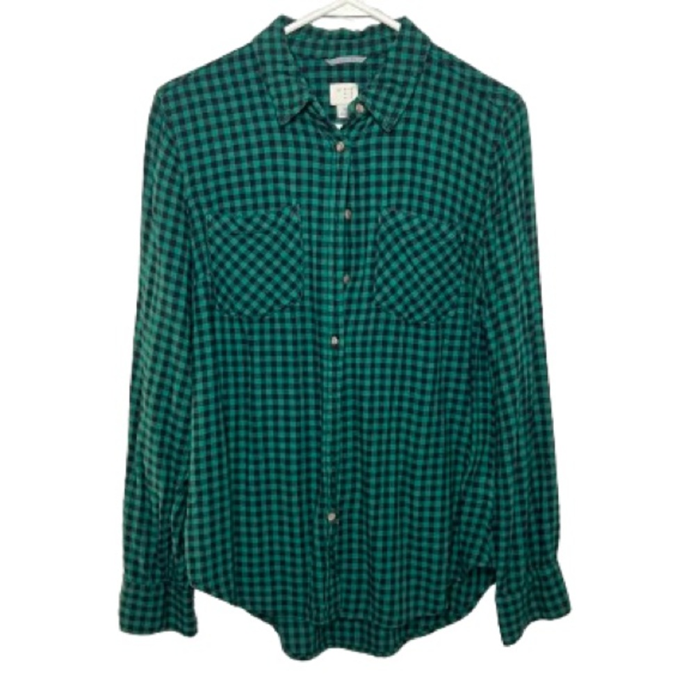 A New Day Women’s Lightweight Button Down Shirt | Sz Medium | Pre owned